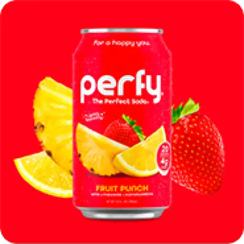 Perfy Fruit Punch case 12 oz/35mL can 12ct - soda