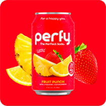 Perfy Fruit Punch case 12 oz/35mL can 12ct - soda