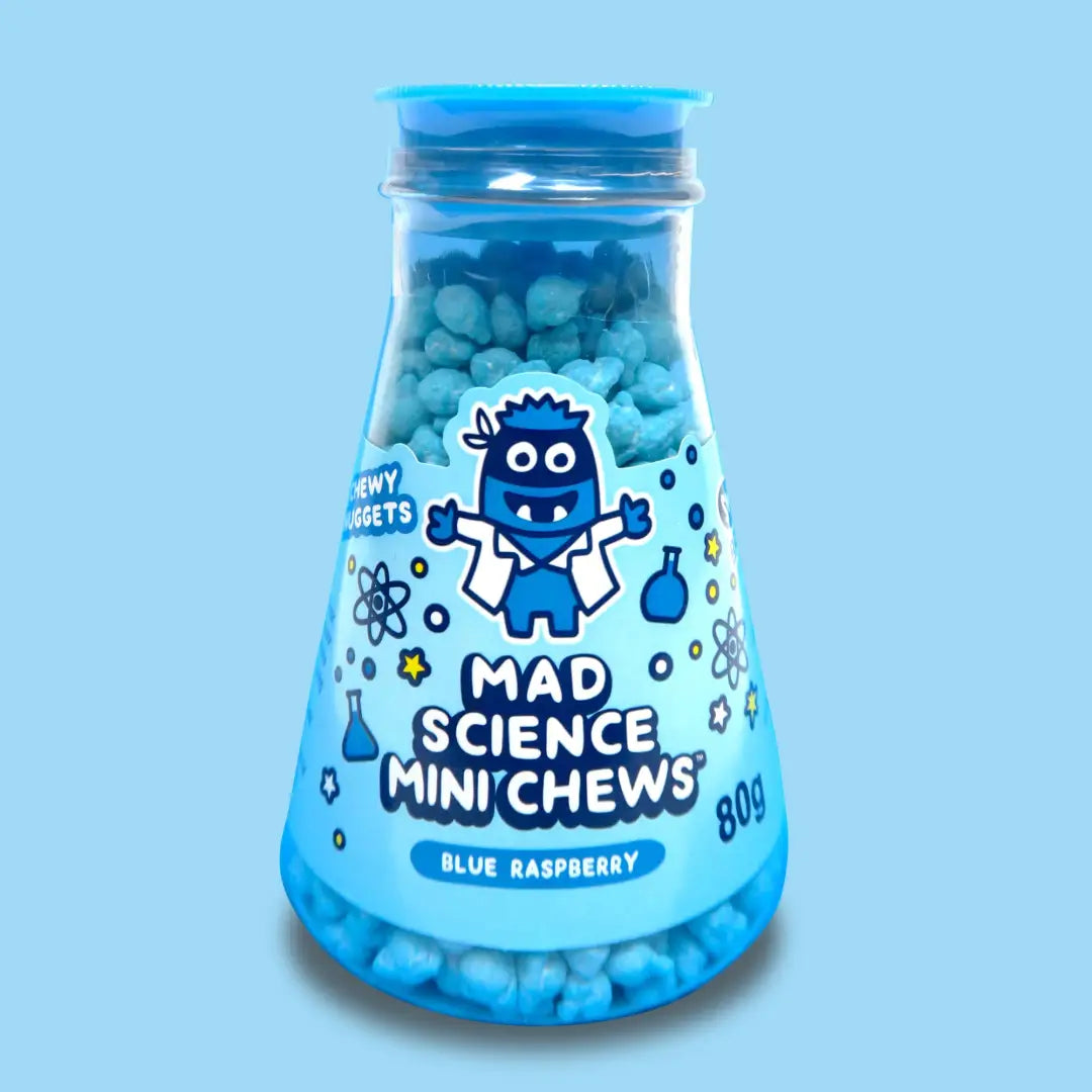 Fruity Mad Science Mini Chews 80g -case 12ct - candy