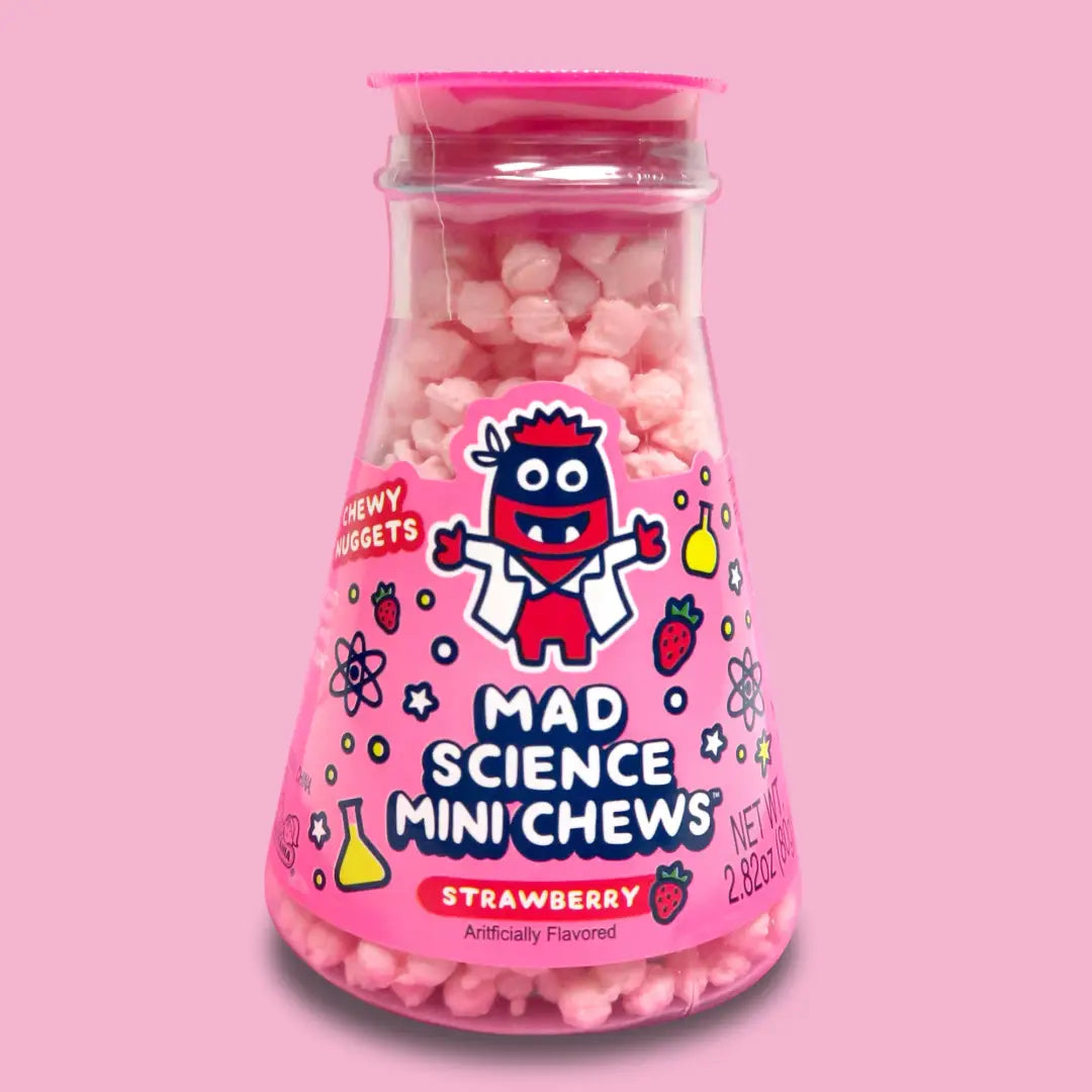 Fruity Mad Science Mini Chews 80g -case 12ct - candy