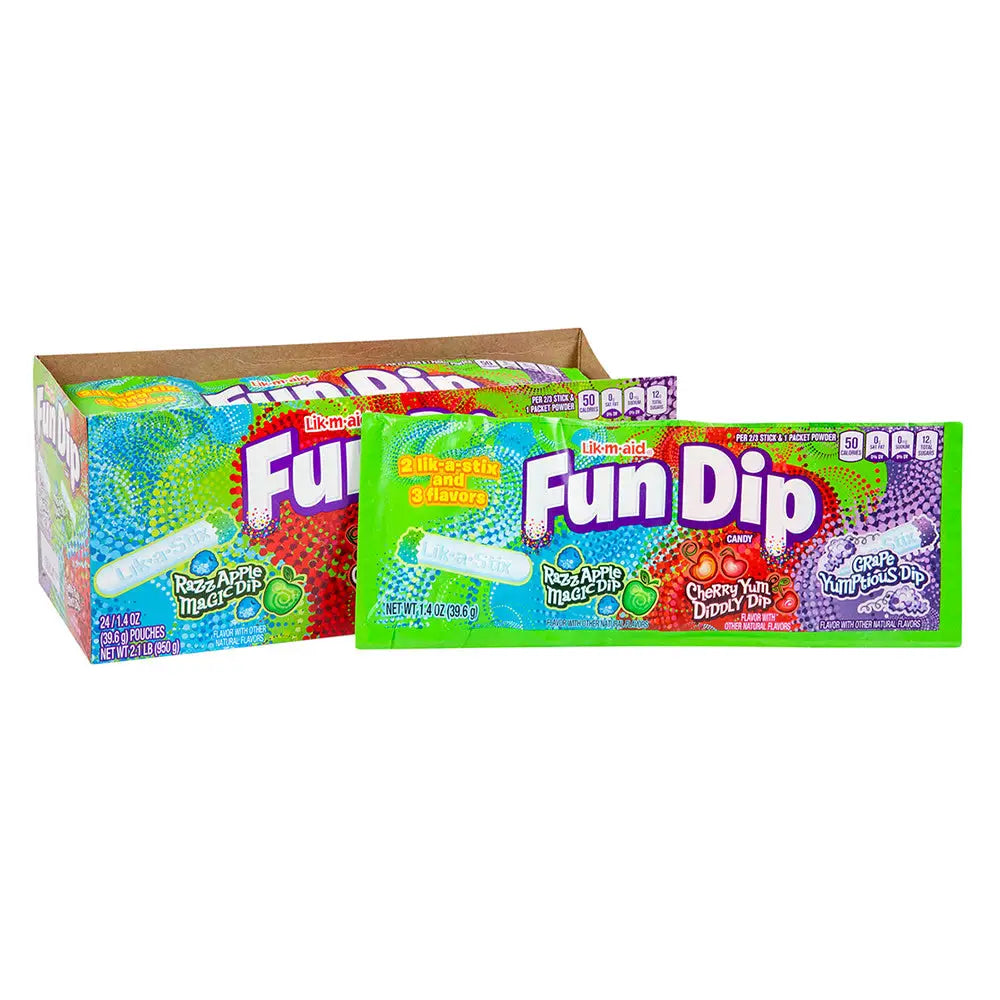 FUN DIP 3-FLAVOUR PACK 36x 40.5g GW - candy
