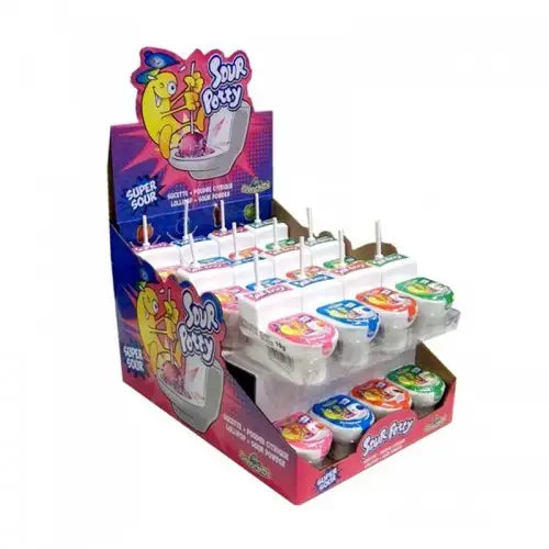 Funny Candy Sour Potty Candy 19g - Lollipop with Powder Dip Main image