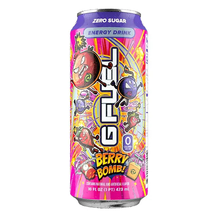 G Fuel Berry Bomb 16oz can Case of 12