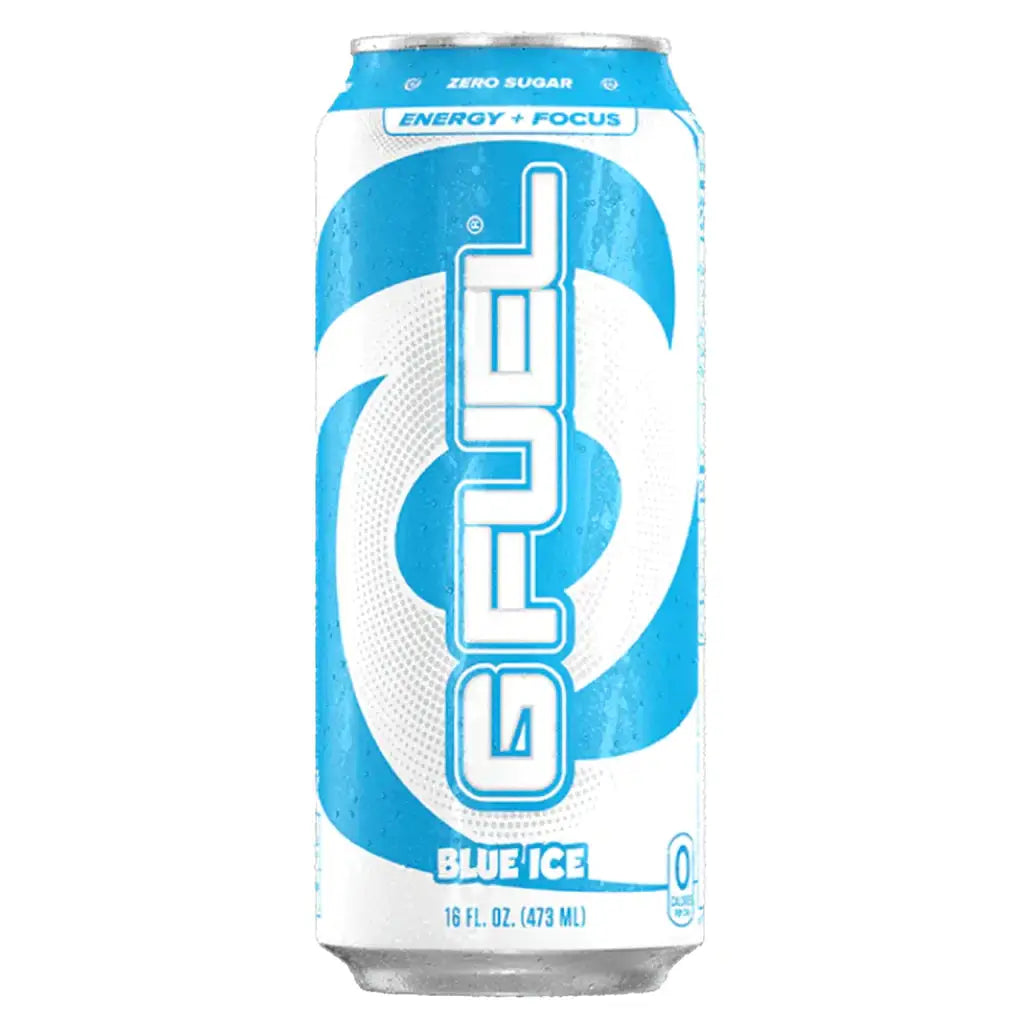 G Fuel Blue Ice Sugar Free Energy Drink 16 Ounce (Pack
