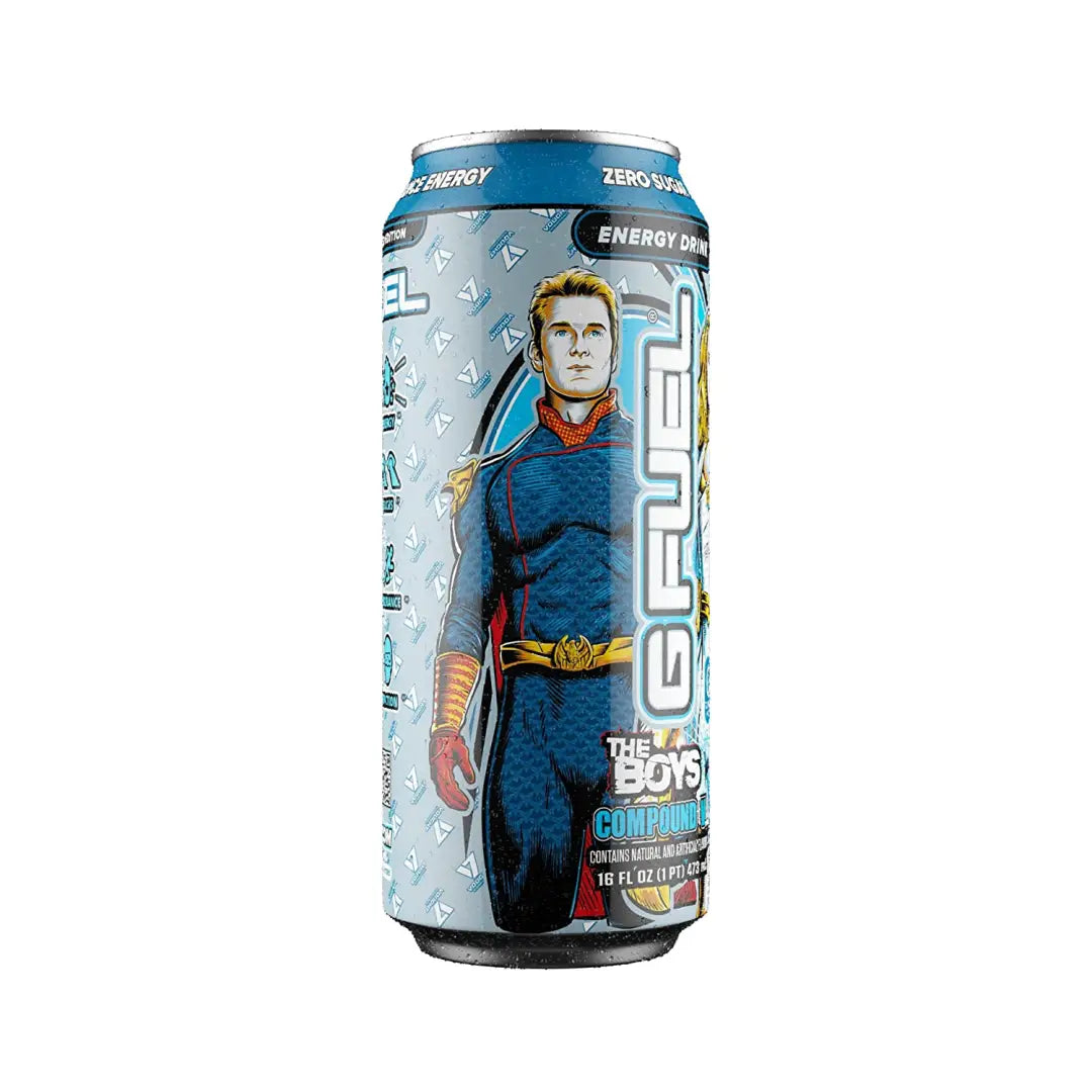 G Fuel Compound V Energy Drink 16 oz can 12-pack case