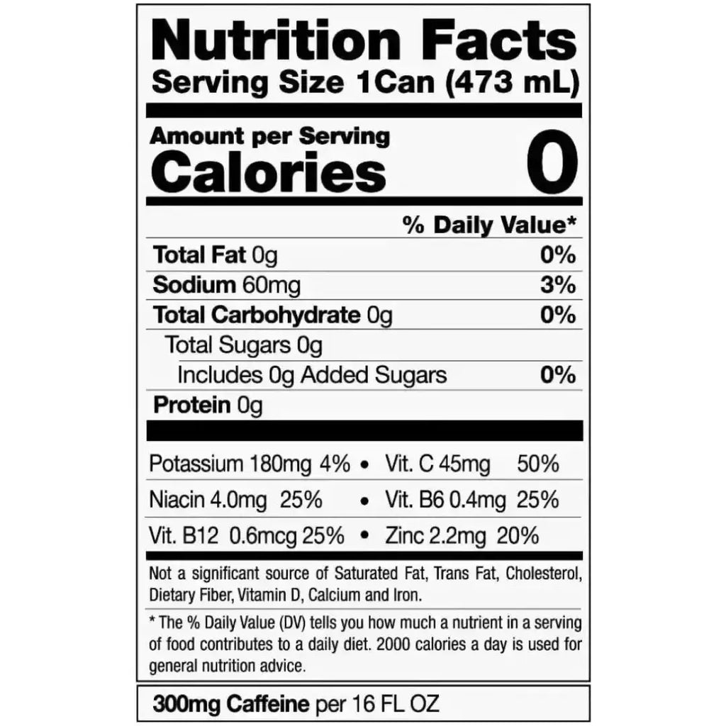 G Fuel Compound V Energy Drink 16 oz can 12-pack case
