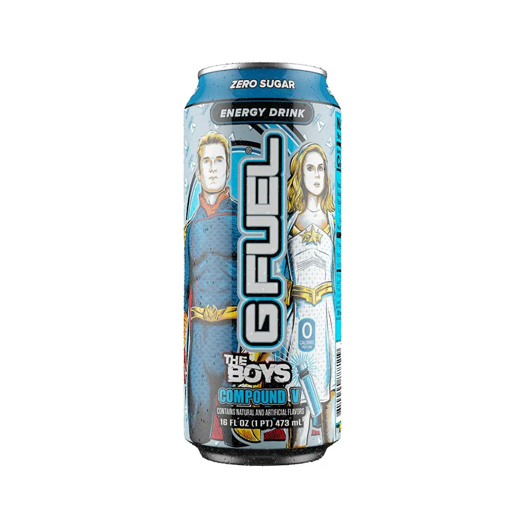 G Fuel Compound V Energy Drink 16 oz can 12-pack case