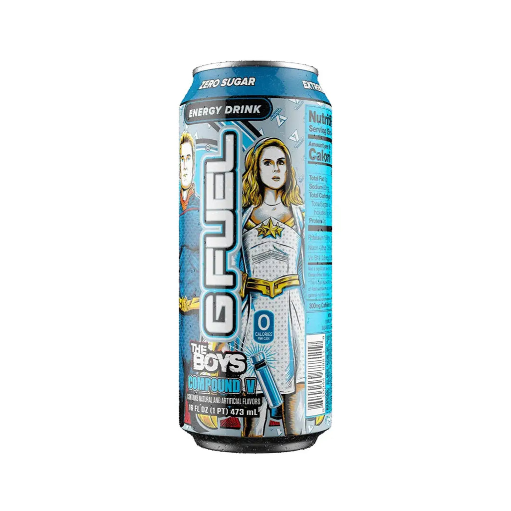 G Fuel Compound V Energy Drink 16 oz can 12-pack case