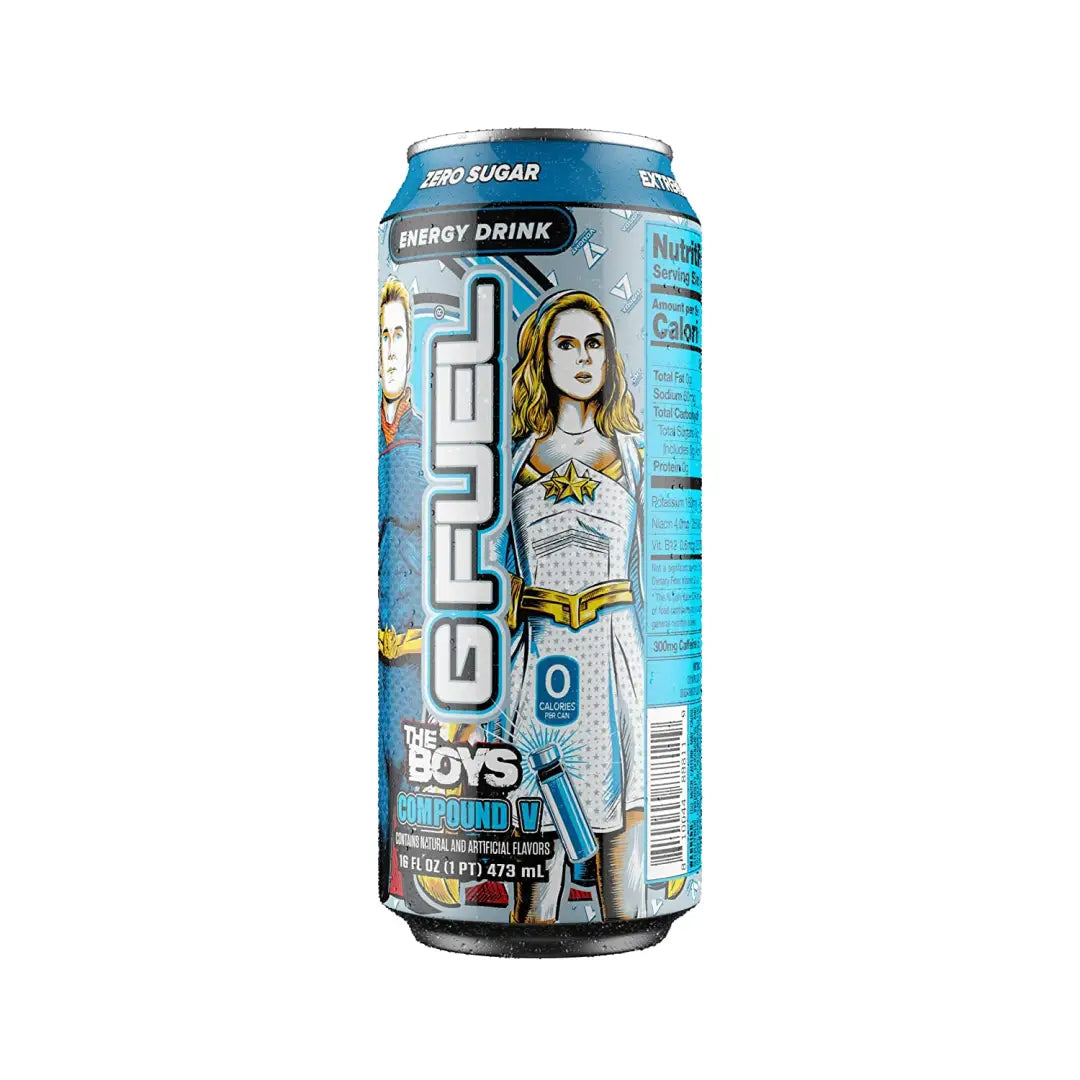 G Fuel Compound V Energy Drink 16 oz can 12-pack case