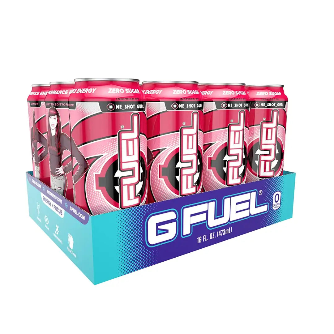G Fuel OneShotGurl’s Strawberry Slushie Energy Drink 16 oz