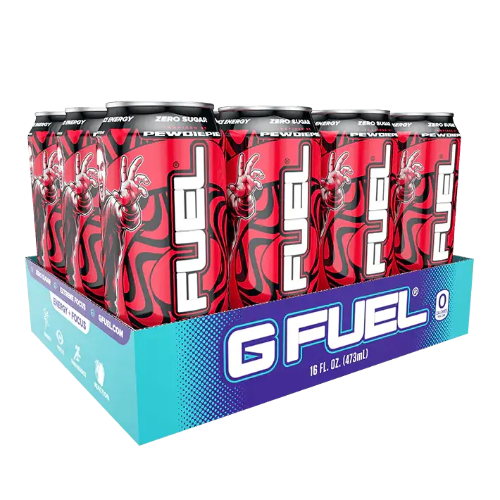 G-Fuel Pewdiepie 16 Oz 12 Units - Sports & Energy Drinks