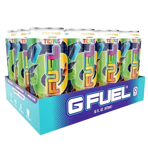 G Fuel Tetris Blast Sugar Free Energy Drink 16 Ounce (Pack