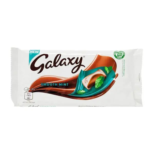 Galaxy Mint Chocolate Bar 110g Case Of 24 UK Import
