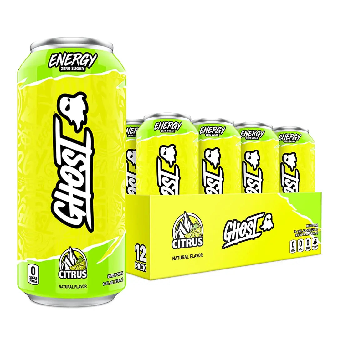 GHOST ENERGy Citrus-Sugar Free Energy Drink - 12-Pack 16oz