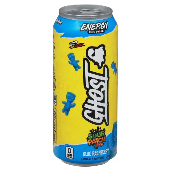 GHOST ENERGY Sour Patch Kids Blue Raspberry Sugar-Free