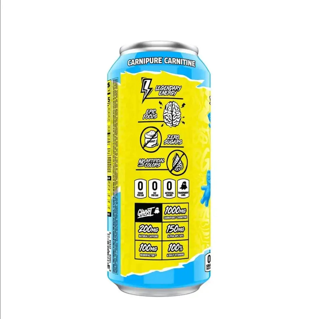 GHOST ENERGY Sour Patch Kids Blue Raspberry Sugar-Free
