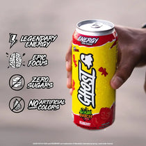 GHOST ENERGY Sugar Free Energy Drink - 12-Pack SOUR PATCH