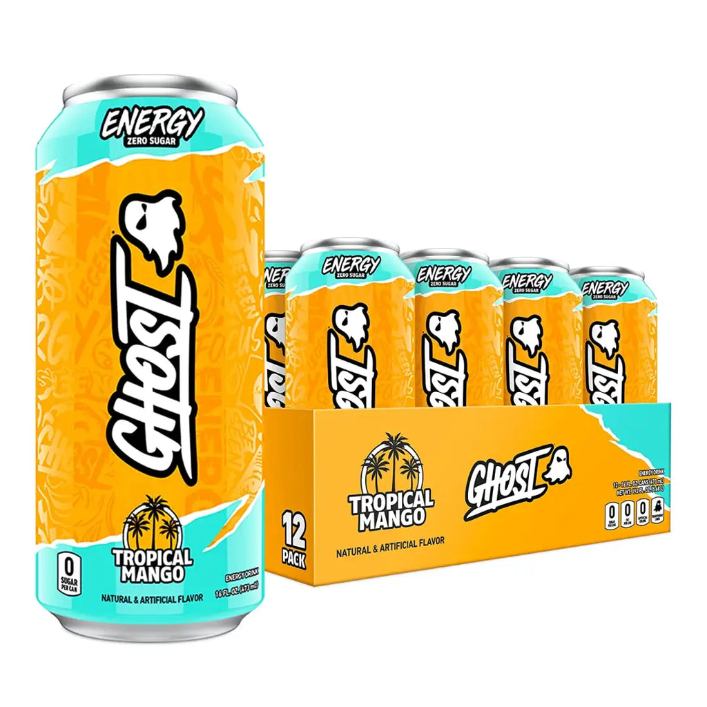 GHOST ENERGY Tropical Mango Sugar-Free Energy Drink
