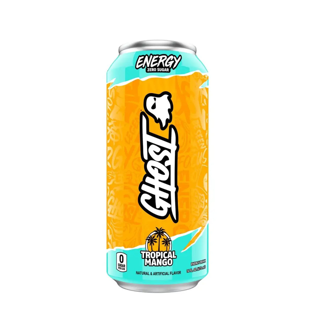 GHOST ENERGY Tropical Mango Sugar-Free Energy Drink
