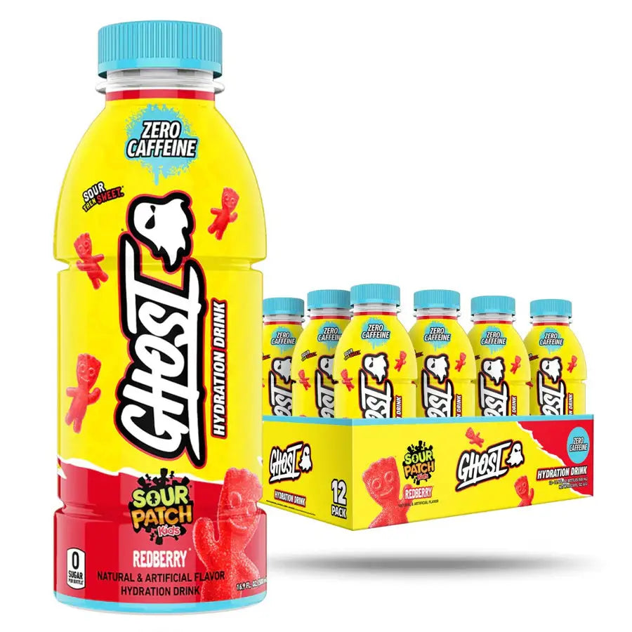 GHOST Hydration Drink Sour Patch Kids Redberry 500ml Case