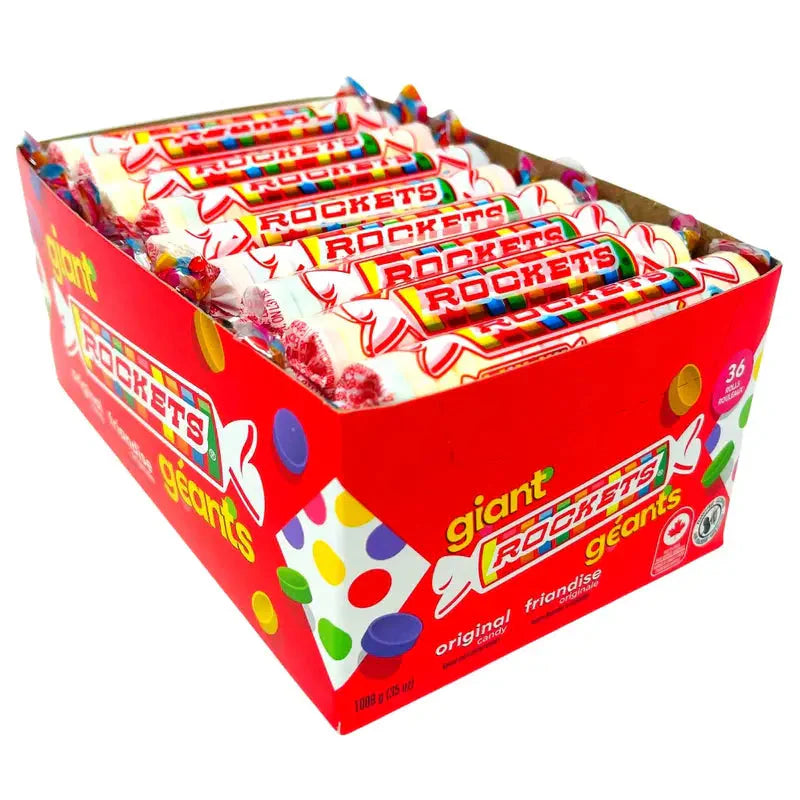 Giant Rockets Candy Rolls 24x63g GW - Candy