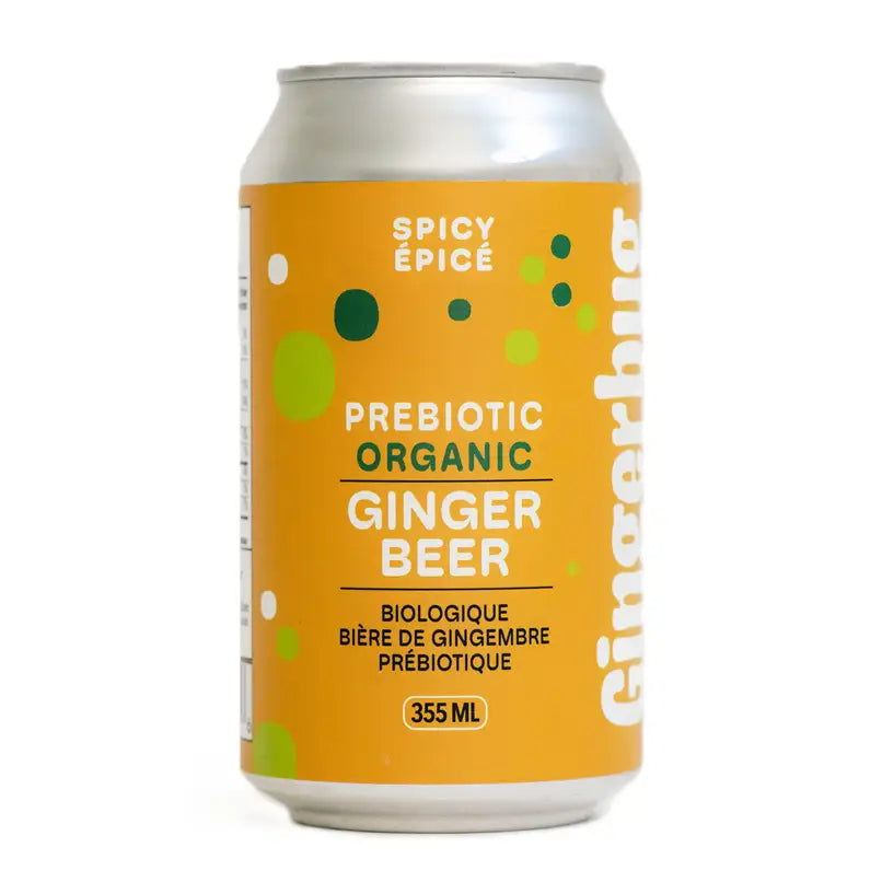 Gingerbug Ginger Beer Spicy 12oz/355ml case 12ct - soda