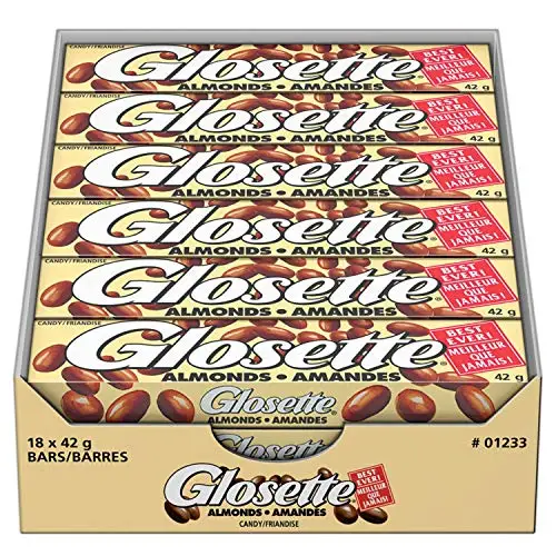 GLOSETTE Chocolate Covered Almonds 18 Count - Grocery