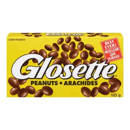 GLOSETTE PEANUTS – BIG BOX 105GR x 12 ct - candy