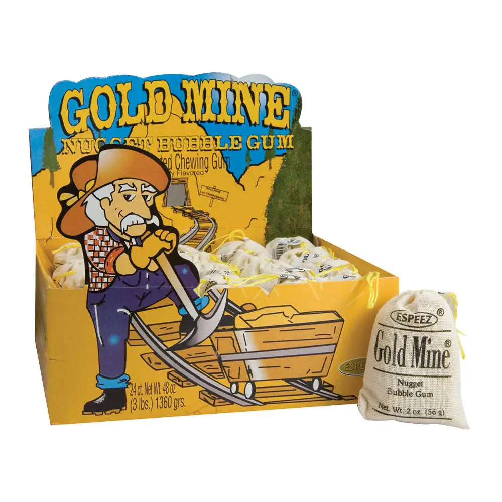GOLD MINE GUM NUGGETS 24x 56g POUCH GW - Candy Main image