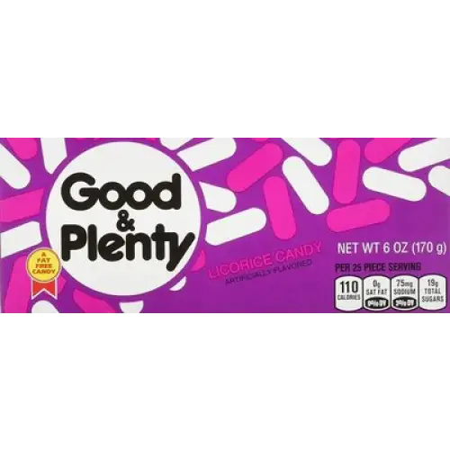 Good and Plenty Licorice Candy Theater box 6oz x 12 ct