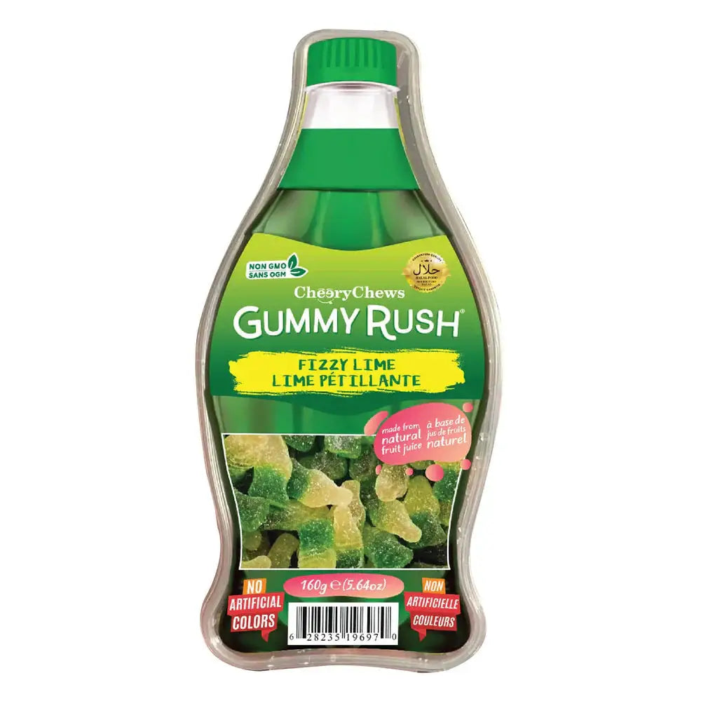 Gummy Rush Fizzy Lime 160g - candy