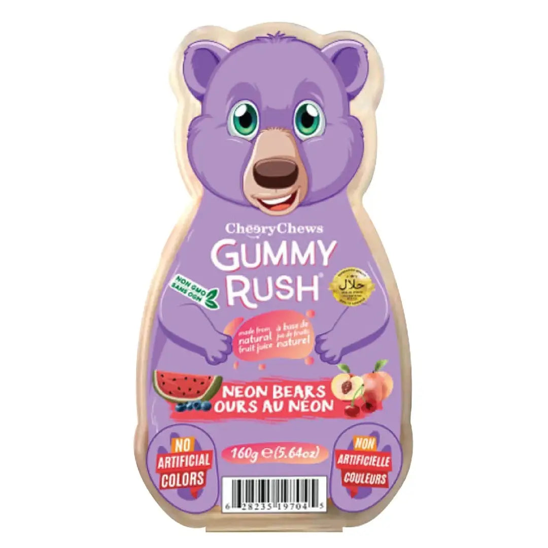 Gummy Rush Neon Bears 160g - candy