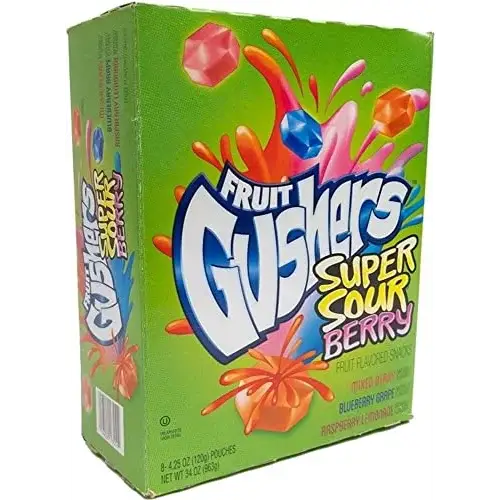 Gushers Sour Berry 4.25oz 8ct - candy