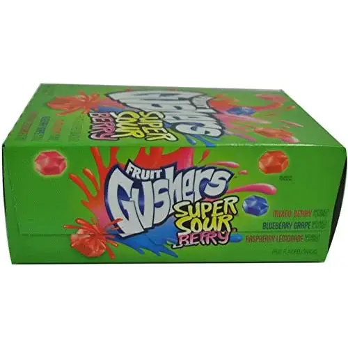 Gushers Sour Berry 4.25oz 8ct - candy