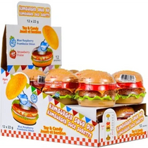 Hamburger Sour Dip Candy (12ct) (22g/0.8 oz) GW - Candy