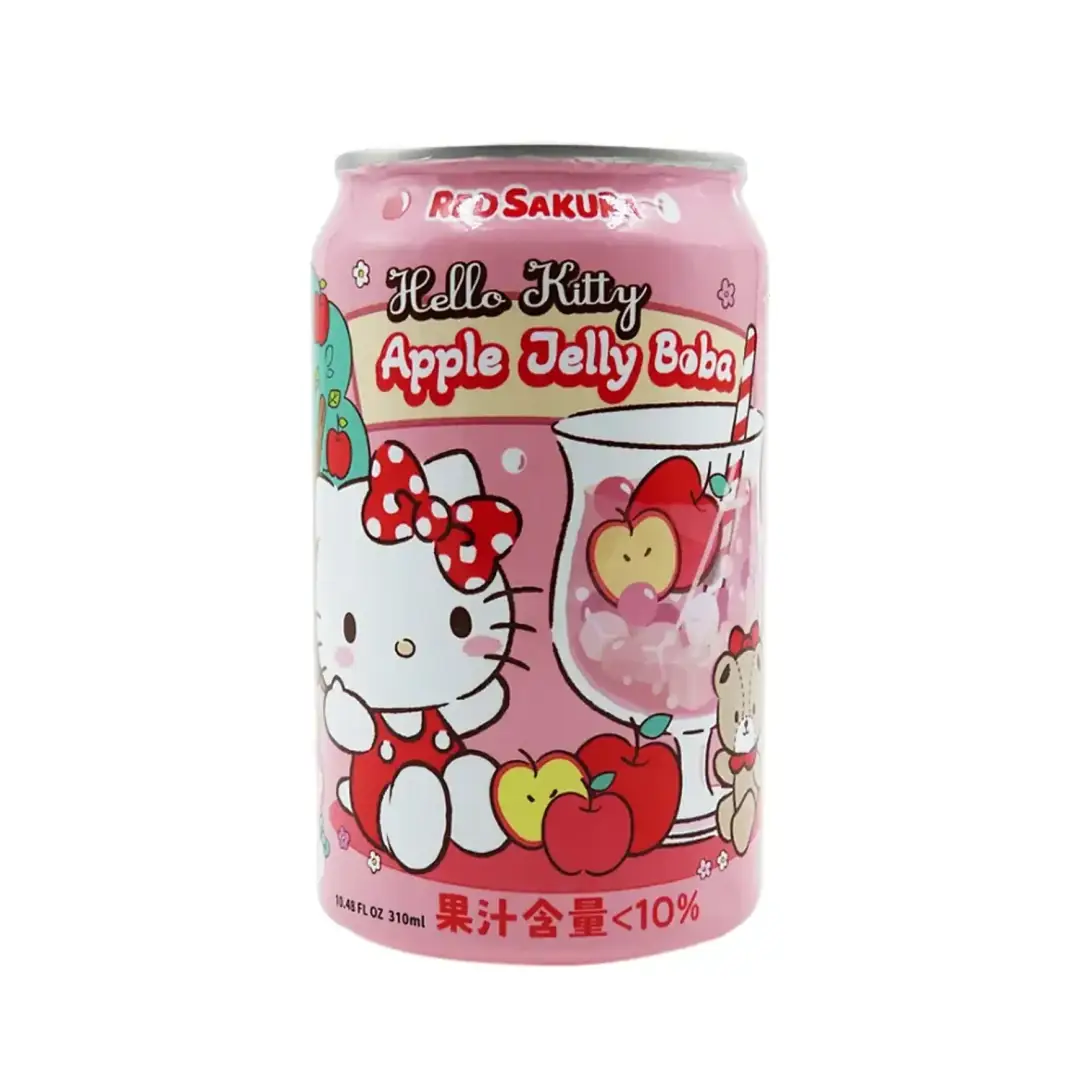 Hello Kitty Apple Jelly Boba- Can 310ml case or 24 (Taiwan) Main image