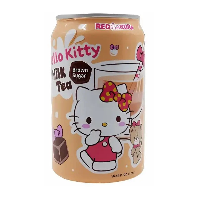 Hello Kitty Brown Sugar Milk Tea Drink - Can 310ml case 24