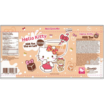 Hello Kitty Brown Sugar Milk Tea Drink - Can 310ml case 24