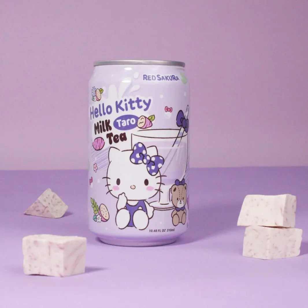 Hello Kitty Taro Milk Tea- Can 310ml case 24 (Taiwan)
