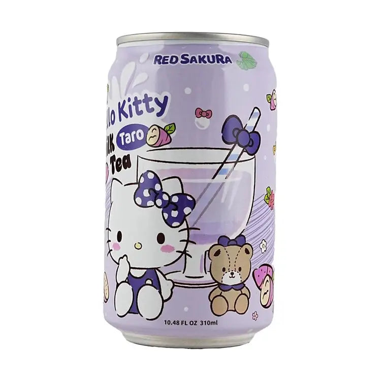 Hello Kitty Taro Milk Tea- Can 310ml case 24 (Taiwan) Main image