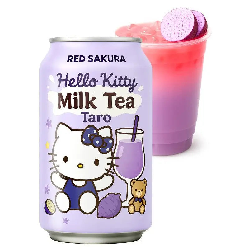 Hello Kitty Taro Milk Tea- Can 310ml case 24 (Taiwan)