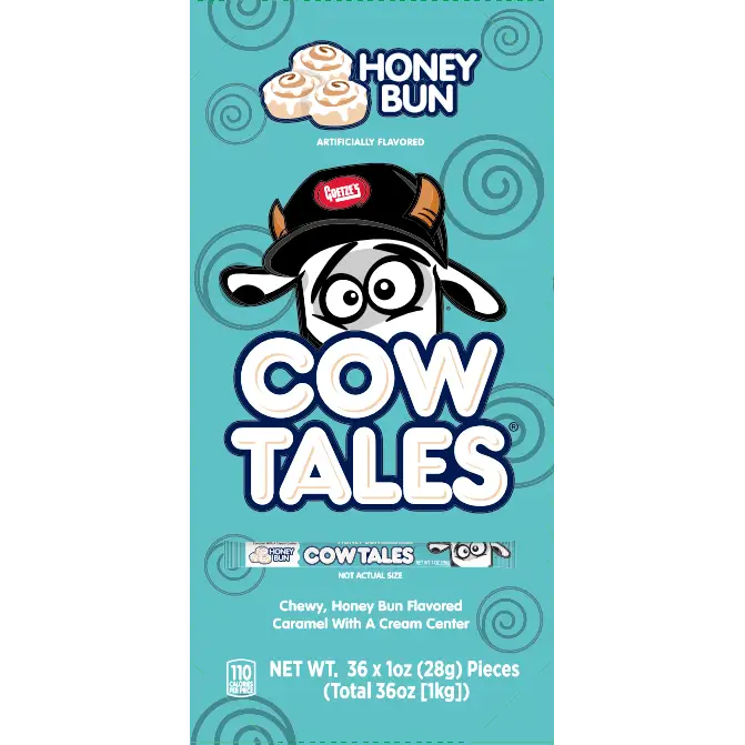 Honey Bun Cow Tales® – Case of 36 - candy