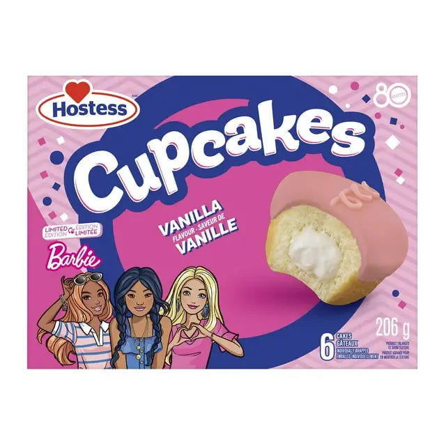 Hostess® Cupcakes Vanilla Cupcakes Pack of 6 - cake