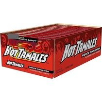 HOT TAMALES FIERCE CINNAMON 5 OZ THEATER BOX 12 ct - candy