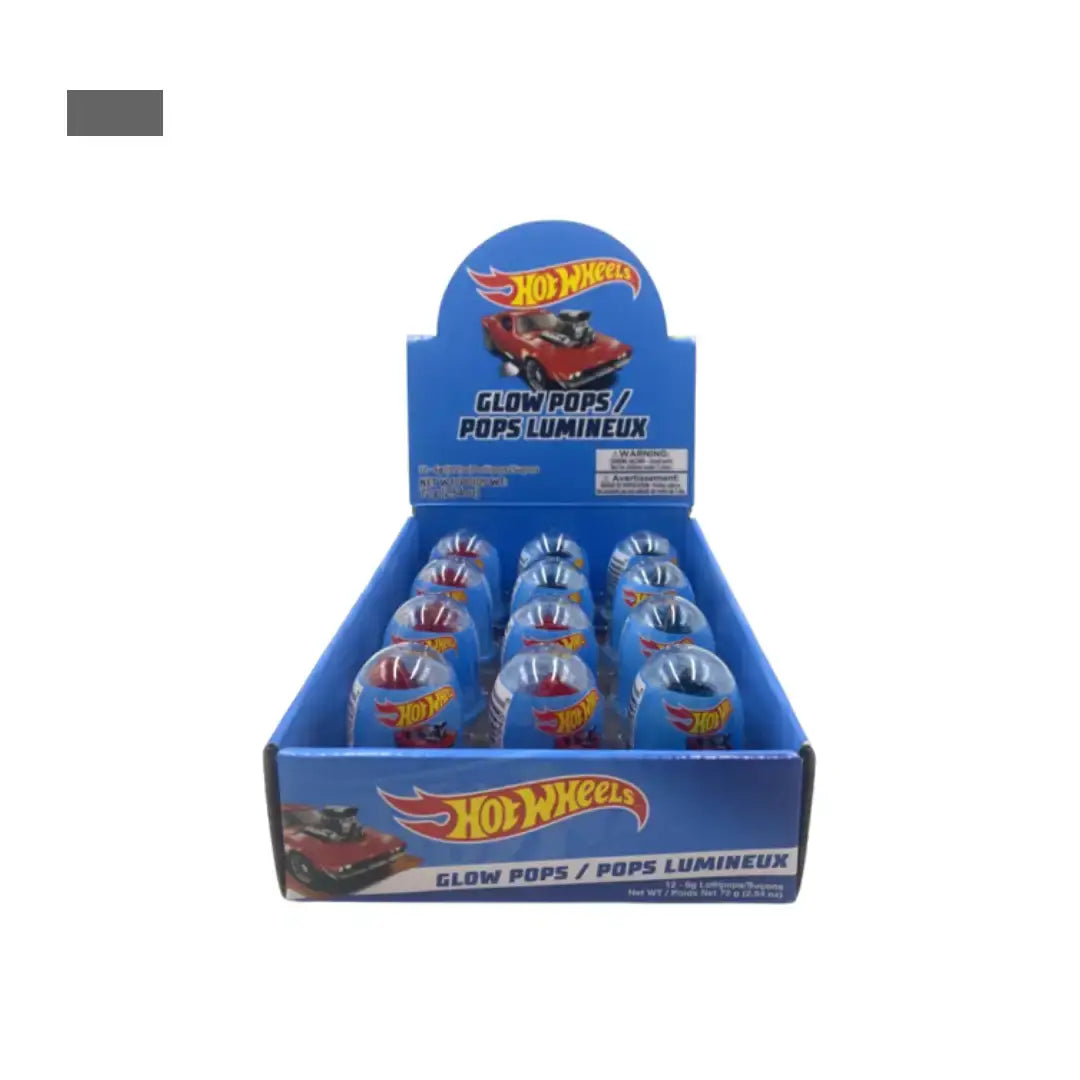 Hot Wheels Glow Pop 6 g 12ct - candy