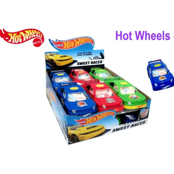 Hot Wheels Sweet Racer 12ct - Toy Candy