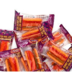 Huer Gummy Hot Dogs Candy 60 Pack Soft Chewy Vegetarian