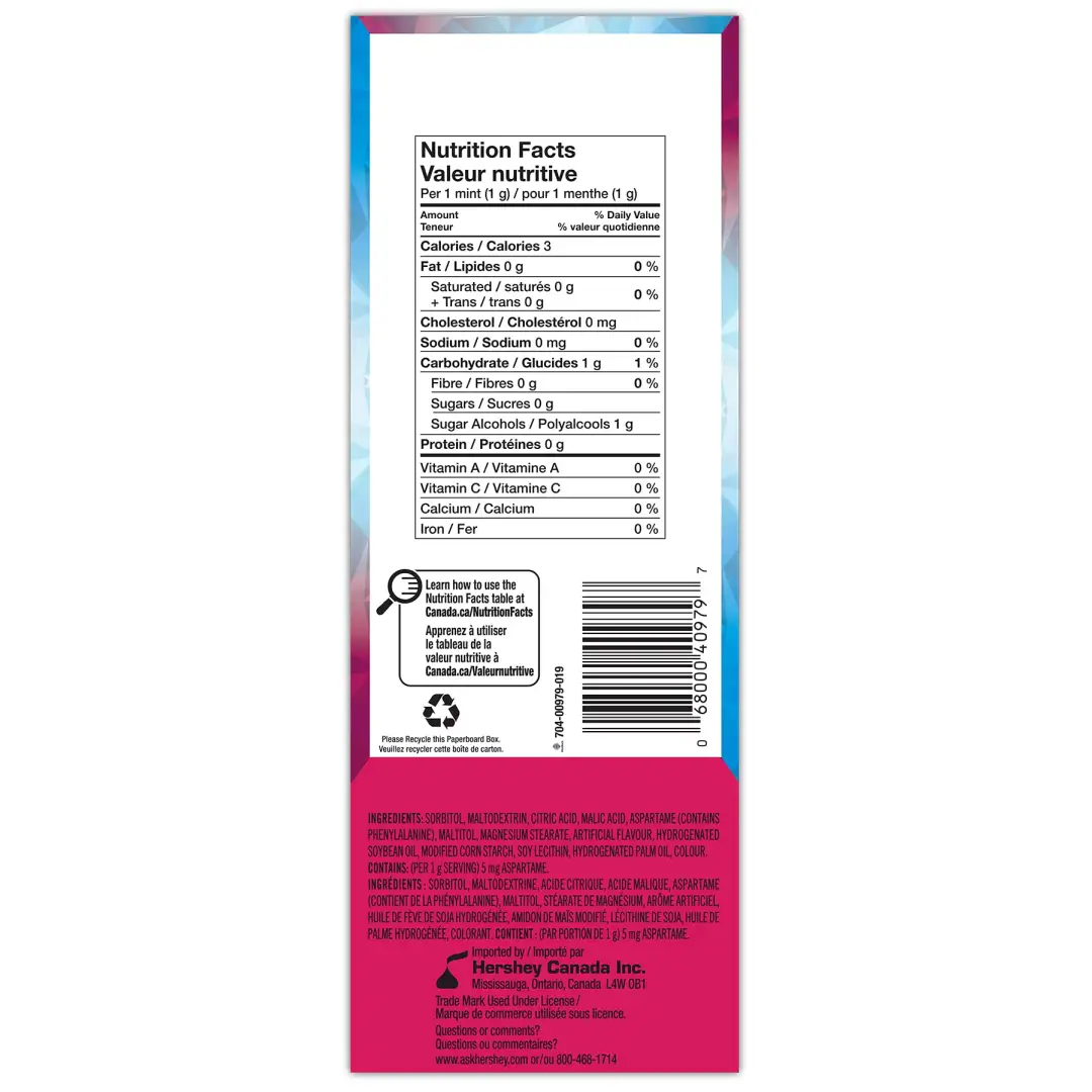 ICE BREAKERS Duo Fruit and Cool Raspberry Mints 36g (6