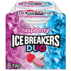 ICE BREAKERS Duo Fruit + Cool Sugar Free Mints (Raspberry