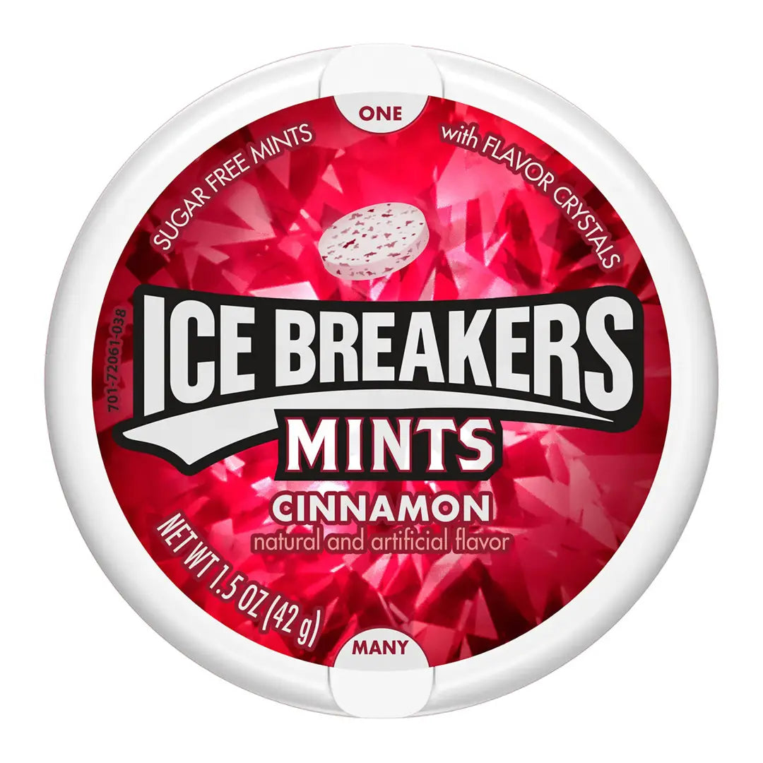 ICE BREAKERS Mints Cinnamon Sugar Free 1.5-Ounce Containers